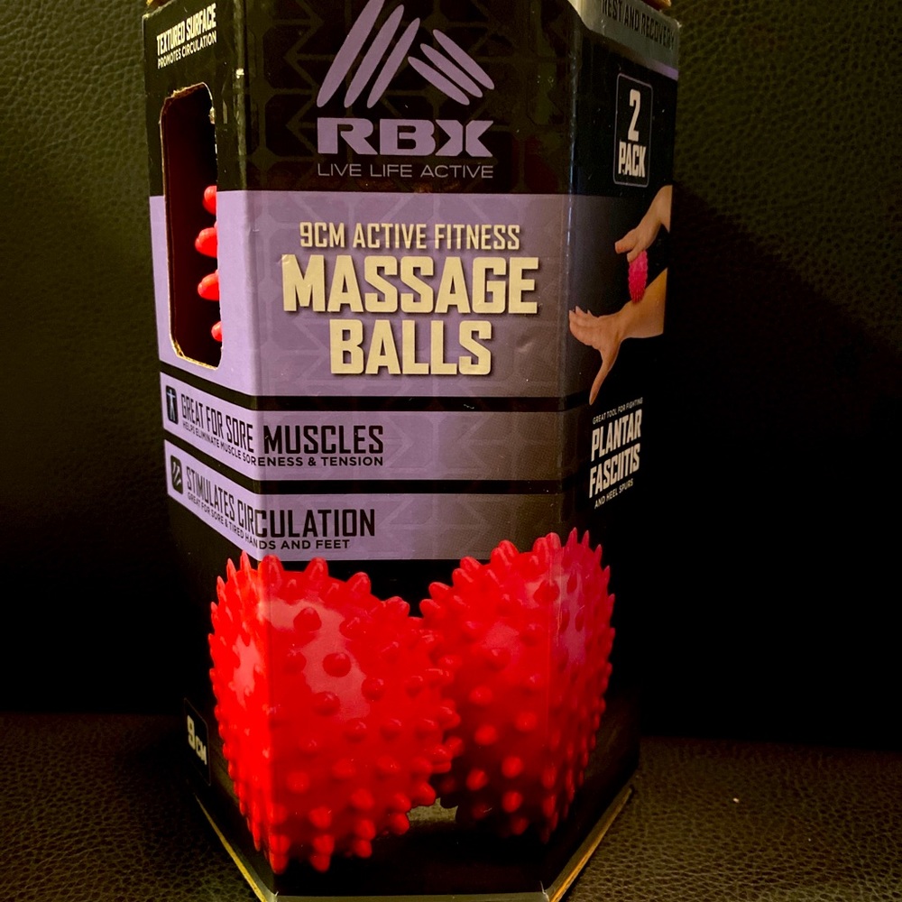RBX Active 2 Pack 9 cm Massage Balls